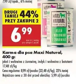 Biedronka Karma dla psa Maxi Natural, 400 g oferta