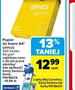 Carrefour Papier do ksero A4+ Office oferta