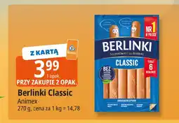 E.Leclerc Parówki Berlinki Classic Animex oferta