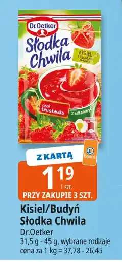 E.Leclerc Kisiel/budyń Słodka Chwila Dr.Oetker oferta