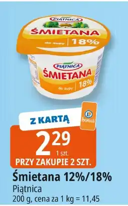 E.Leclerc Śmietana 12%/18% Piątnica oferta