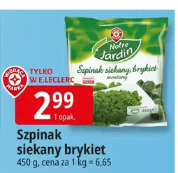 E.Leclerc Szpinak siekany brykiet Leclerc oferta