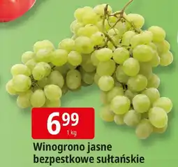 E.Leclerc Winogrono jasne bezpestkowe sułtańskie Leclerc oferta