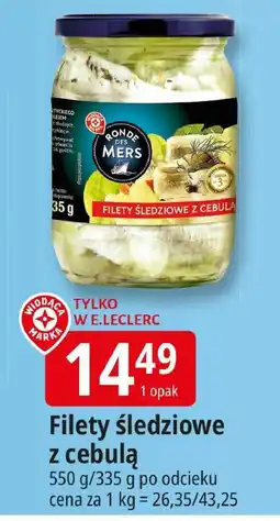 E.Leclerc Filety śledziowe z cebulą Leclerc oferta