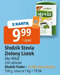 E.Leclerc Słodzik Stevia Zielony Listek Eko Wital oferta