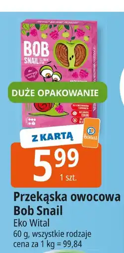 E.Leclerc Przekąska owocowa Bob Snail Eko Wital oferta