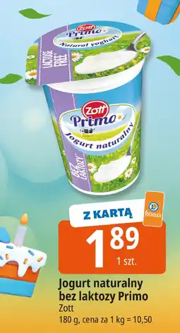 E.Leclerc Jogurt naturalny bez laktozy Primo Zott oferta