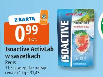 E.Leclerc Isoactive ActivLab w saszetkach Regis oferta