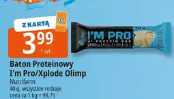 E.Leclerc Baton proteinowy I'm Pro/Xplode Olimp Nutrifarm oferta