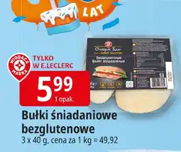 E.Leclerc Bułki śniadaniowe bezglutenowe Leclerc oferta