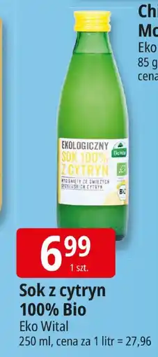 E.Leclerc Sok z cytryn 100% Bio Eko Wital oferta