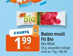 E.Leclerc Baton musli Fit Bio Eko Wital oferta