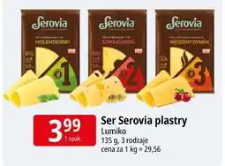 E.Leclerc Ser Serovia plastry holenderski/szwajcarski/wędzony dymem Lumiko oferta