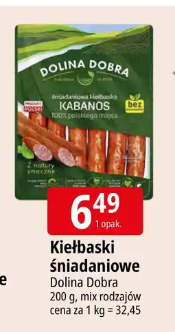 E.Leclerc Kiełbaski śniadaniowe Dolina Dobra oferta