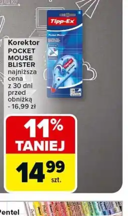 Carrefour Korektor Tipp-Ex Pocket Mouse Blister oferta