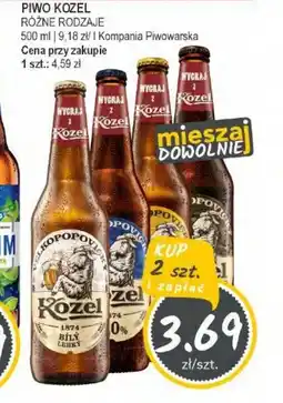 Słoneczko Piwo kozel kompania piwowarska oferta