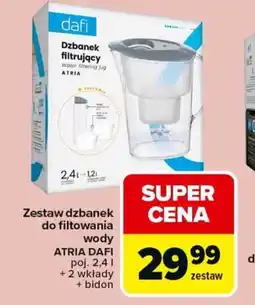 Carrefour Zestaw dzbanek do filtrowania wody Atria Dafi oferta