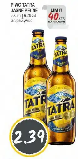 Słoneczko Piwo tatra jasne pełne grupa żywiec oferta