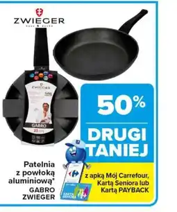 Carrefour Patelnia z powłoką aluminiową Gabro Zwiger oferta