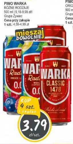 Słoneczko Piwo warka grupa żywiec oferta