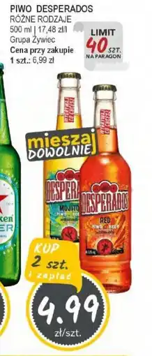 Słoneczko Piwo desperados grupa żywiec oferta