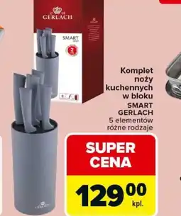 Carrefour Komplet noży kuchennych w bloku Smart Gerlach oferta