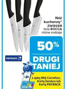 Carrefour Nóż kuchenny Zwieger linia Rocca oferta