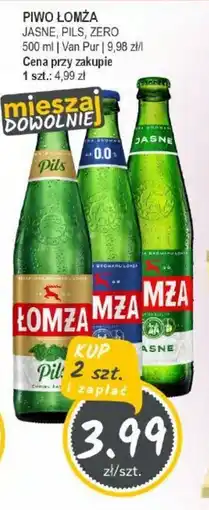 Słoneczko Piwo łomża van pur oferta