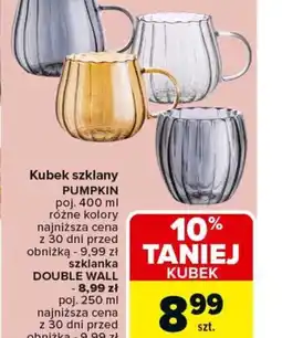 Carrefour Kubek szklany oferta