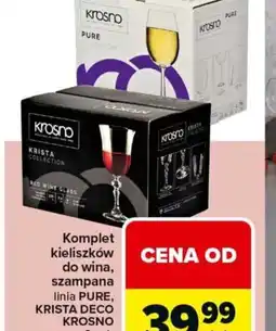 Carrefour Komplet kieliszków do wina, szampana oferta