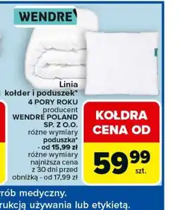 Carrefour Kołdra Wendre oferta