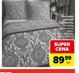 Carrefour Komplet pościeli DETEXPOL oferta