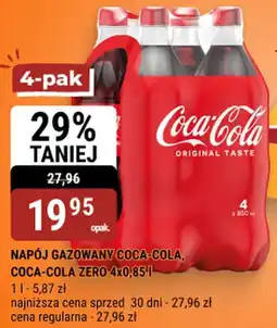 bi1 Napój gazowany coca-cola, coca-cola zero oferta