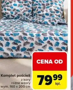 Carrefour Komplet pościeli z kory oferta