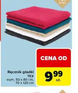 Carrefour Ręcznik gładki TEX oferta