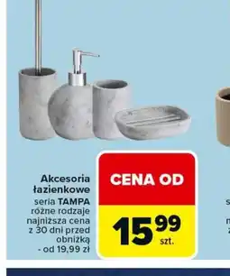 Carrefour Akcesoria łazienkowe seria Tampa oferta