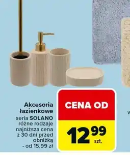 Carrefour Akcesoria łazienkowe seria Solano oferta