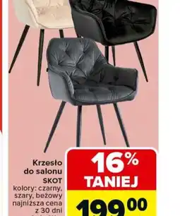 Carrefour Krzesło do salonu Skot oferta