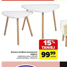 Carrefour Zestaw stolików kawowych Amelia oferta