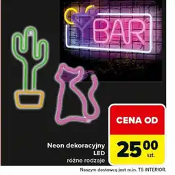 Carrefour Neon dekoracyjny LED oferta