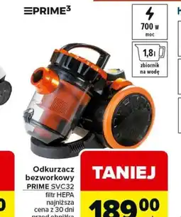 Carrefour Odkurzacz bezworkowy PRIME SVC32 oferta