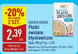 ALDI GOLDEN BRIDGE Płatki owsiane błyskawiczne oferta