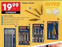 Biedronka Wiertła stopniowe do metalu Niteo Tools oferta