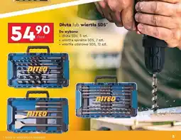 Biedronka Dłuta sds Niteo Tools oferta