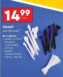 Biedronka Opaski zaciskowe czarne Niteo Tools oferta