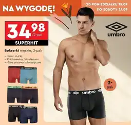 Biedronka Bokserki męskie m-xxl Umbro oferta