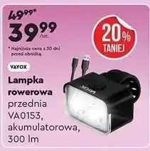 Biedronka Lampka rowerowa va0153 Vayox oferta