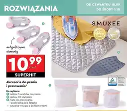 Biedronka Zestaw: suszarka wisząca z 26 klamerkami Smukee oferta
