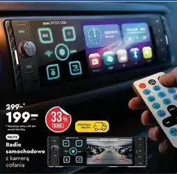 Biedronka Radio samochodowe z kamerą cofania Xblitz oferta