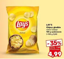 Kaufland Chipsy gładkie Lay's, różne rodzaje oferta
